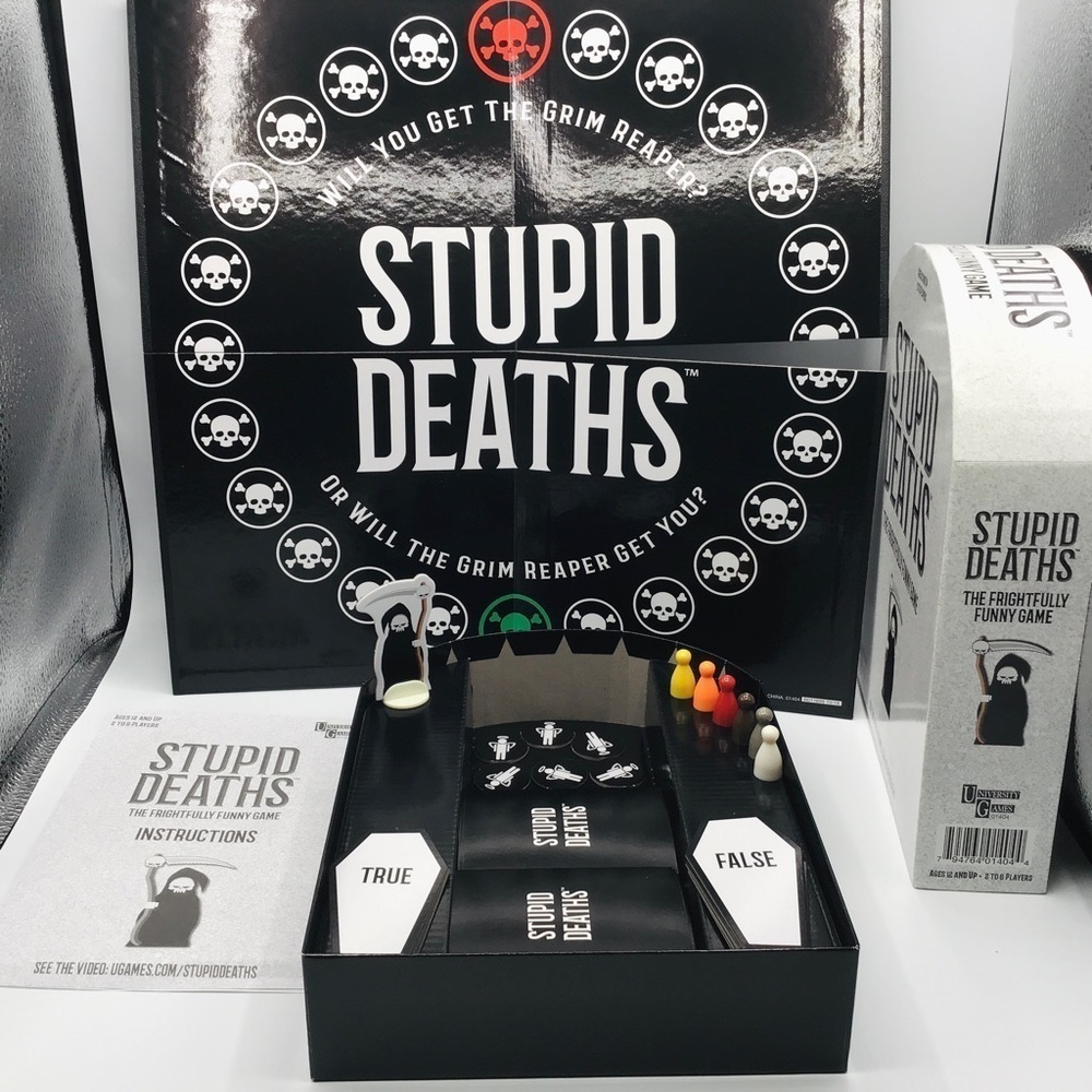 Stupid Deaths Board Game The Frightfully Funny Game Ages 12 + 2-6 Player… - Picture 2 of 5